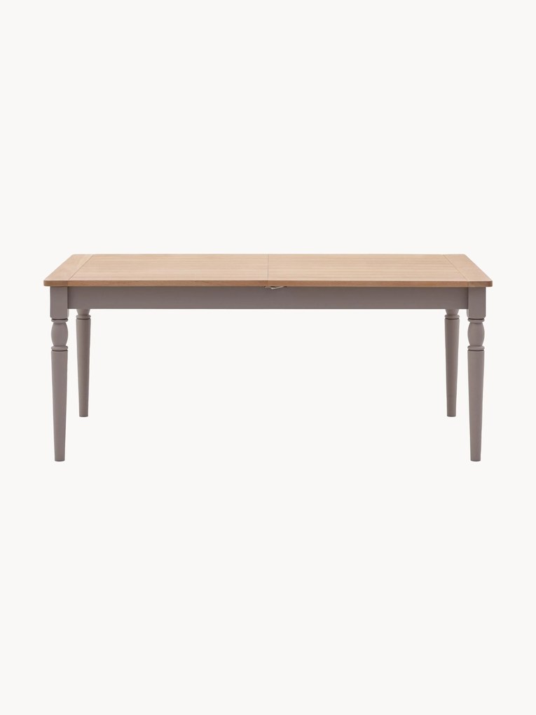 Uitschuifbare houten eettafel Eton, handgemaakt, 180 - 230 x 95 cm