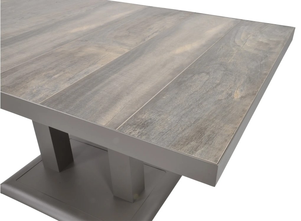 Lesli Living  Lounge/Dining Tafel - Prato - Verstelbare Hoogte -  140x85cm - Lesli Living