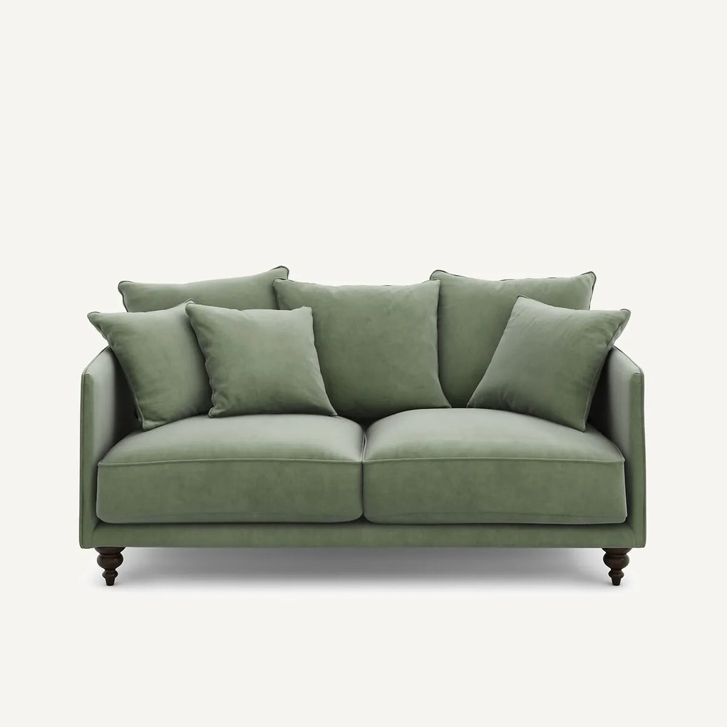 3-zits compacte fluwelen zetel, Lazare