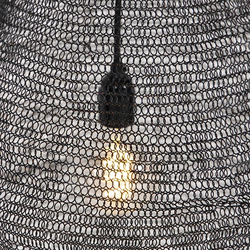 Oosterse hanglamp zwart 45 cm - Nidum L
