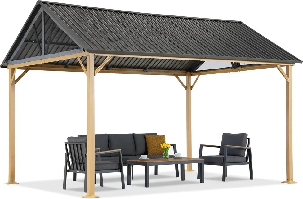 Aluminium tuinhuisje Teramo 3x4.8m Tuinpunt