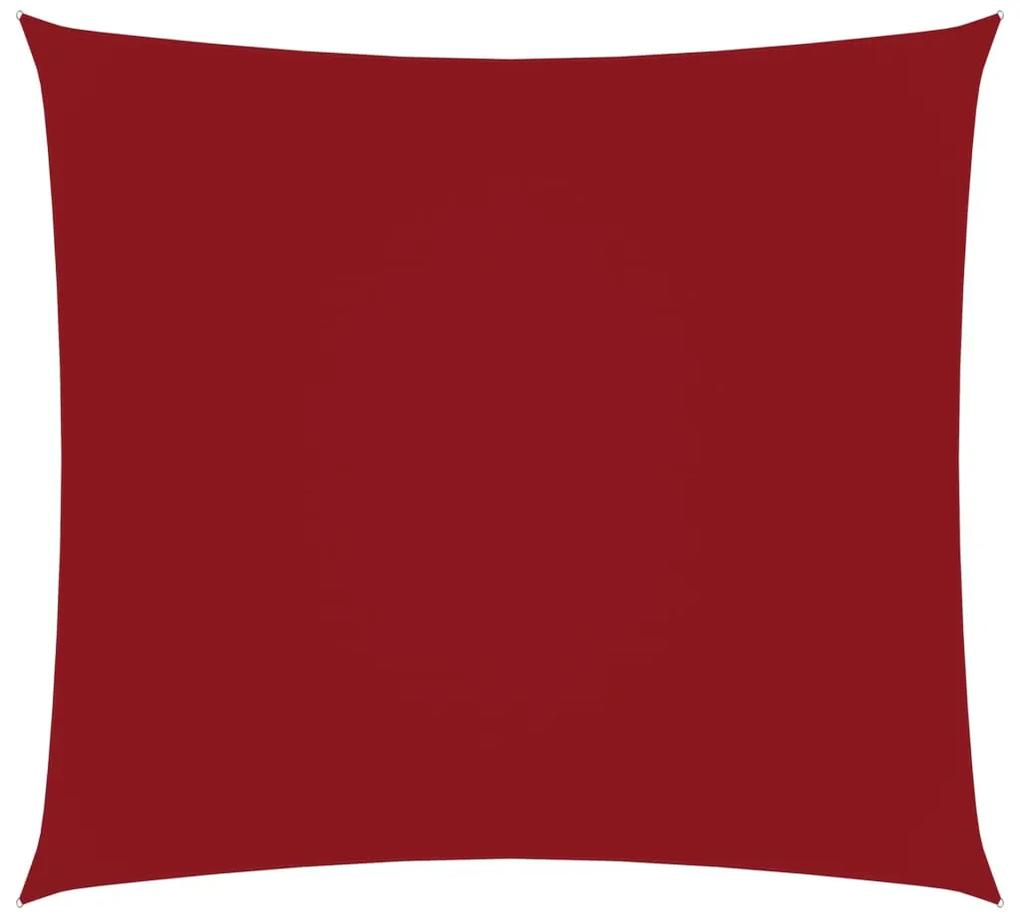 vidaXL Zonnescherm vierkant 7x7 m oxford stof rood