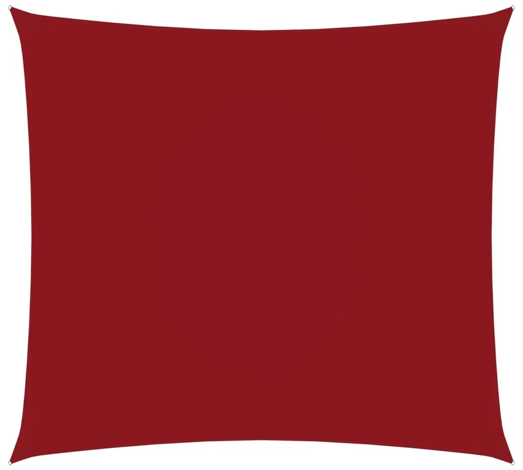 vidaXL Zonnescherm vierkant 7x7 m oxford stof rood