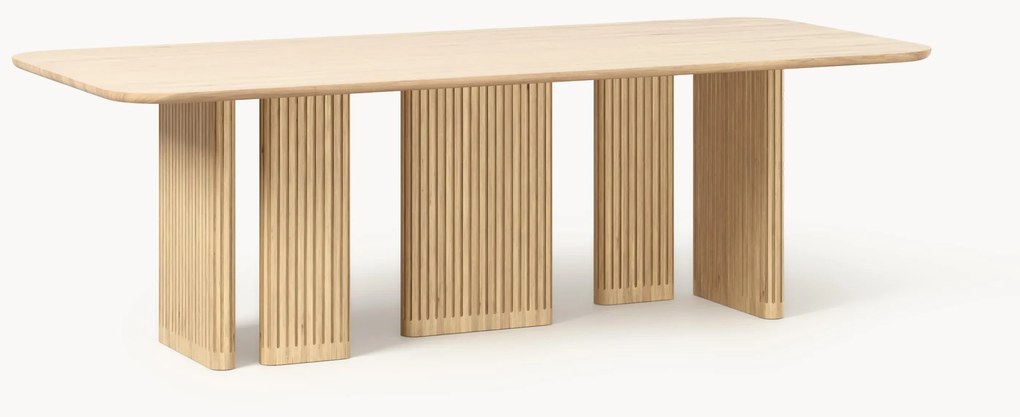 Eikenhouten eettafel Jolka, in verschillende formaten