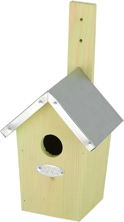 Esschert Design nestkast groen - LxBxH: 15,1x13,3x30,1cm