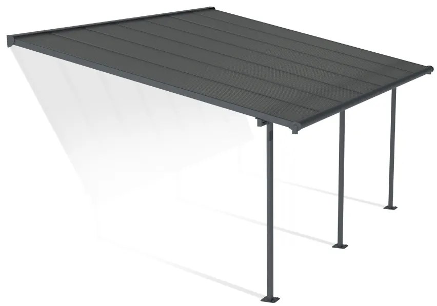 Carport voor een auto Sierra Palram - Canopia 3 x 4,35 m antraciet Heat Block