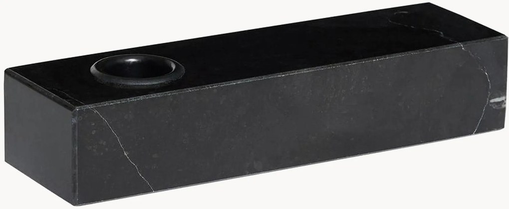 Marmeren kaarshouder Brick Black