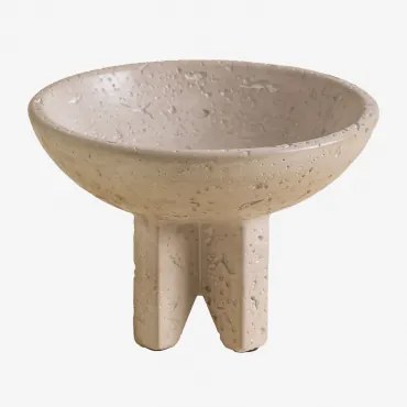 Decoratieve Kom Van Cement Maryse Ø18 Cm - Sklum