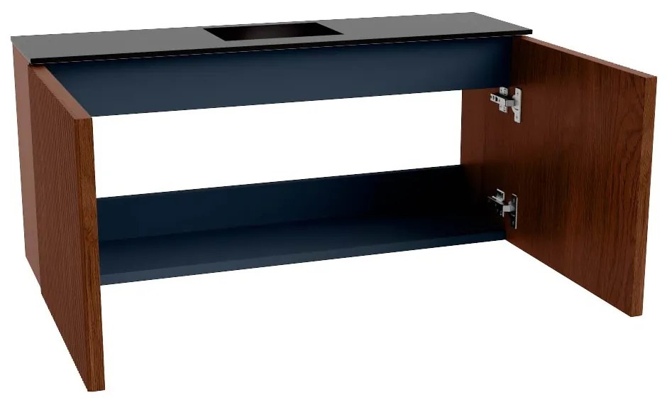 Mondiaz Joya 90cm toiletmeubel ruby met wastafel faye midden zonder kraangat urban