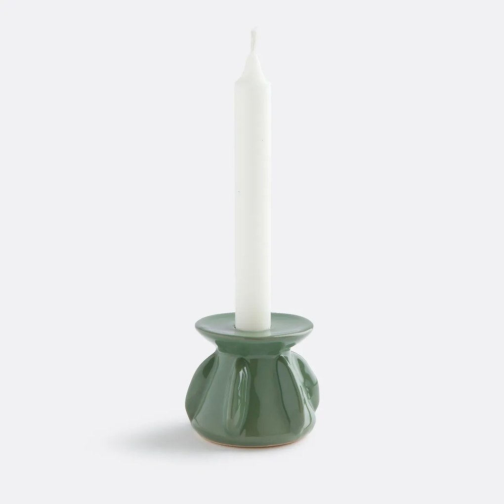 Keramische kandelaar H7 cm Ilia