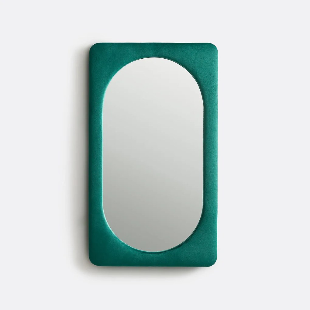Rechthoekige spiegel met fluweel, 40x70 cm, Velvet