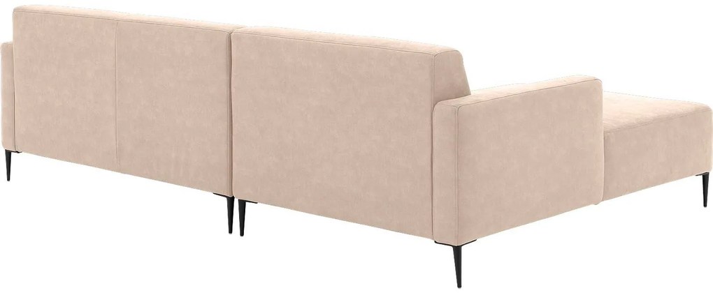 Goossens Bank Key West beige, micro leer, 2,5-zits, modern design