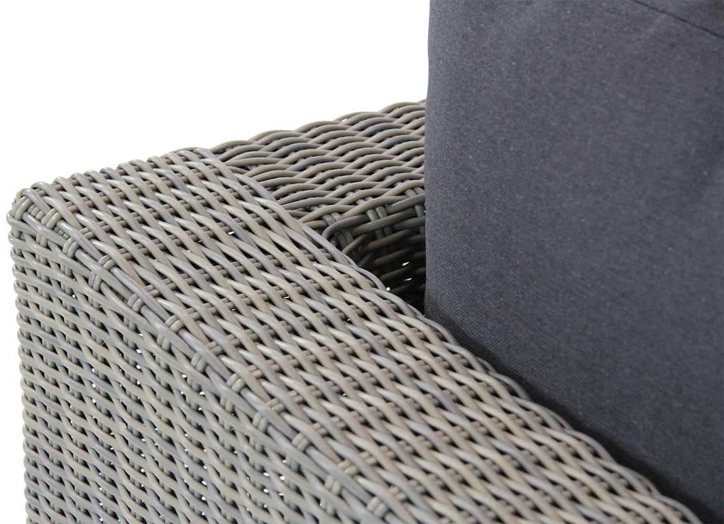 Stoel en Bank Loungeset 5 personen Wicker Taupe  Garden Collections Toronto/Brighton