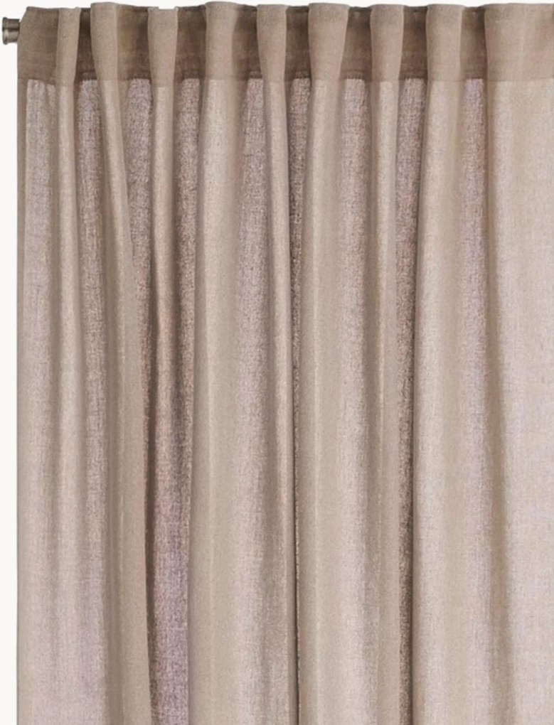 Verduisterende multibandgordijnen Isabelle, B 140 cm, 2-delig