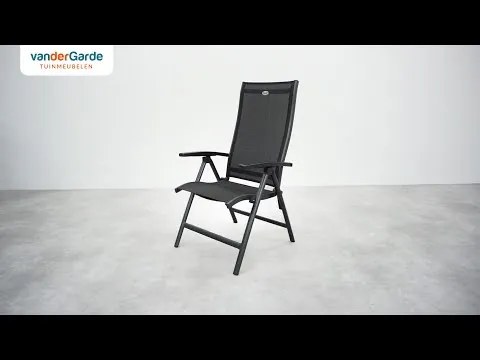 Hartman Salvatore/Chaneo verstelbare tuinset - 220x100 cm. - 7-delig