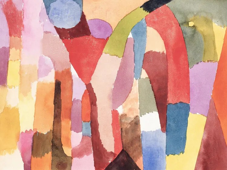 Kunstreproductie Movement of Vaulted Chambers, Paul Klee