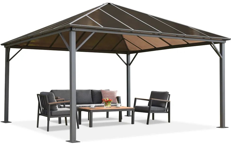Tuinprieel Milos 4x4 Garden Point grijs