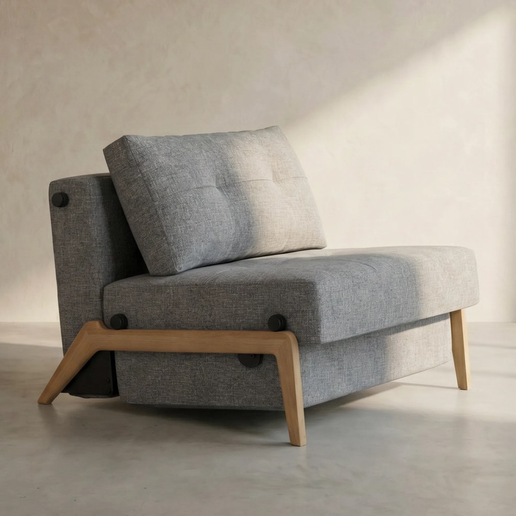 Innovation Living Cubed 90 Wood 1-persoons Slaapbank 90