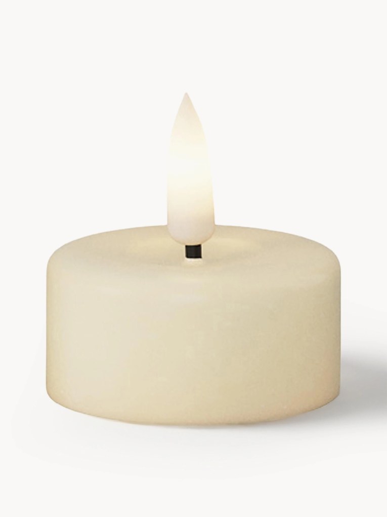 Handgemaakte LED waxinelichten Real Flame, 4-delig