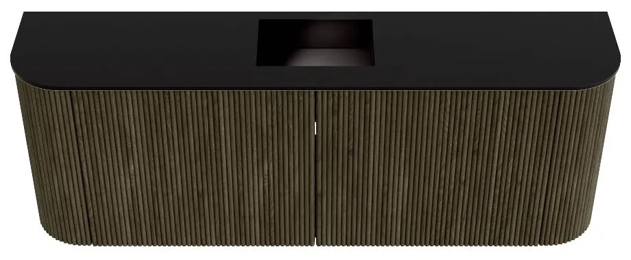 Mondiaz Joya 115cm toiletmeubel ronding links/rechts shadow met wastafel faye midden 1 kraangat urban