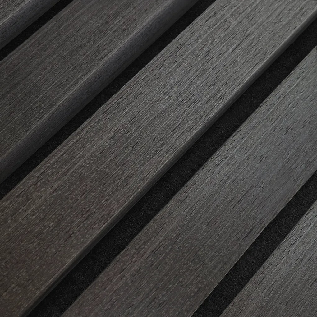 AkuPanel 240 cm Zwart Eiken   - Akoestische panelen