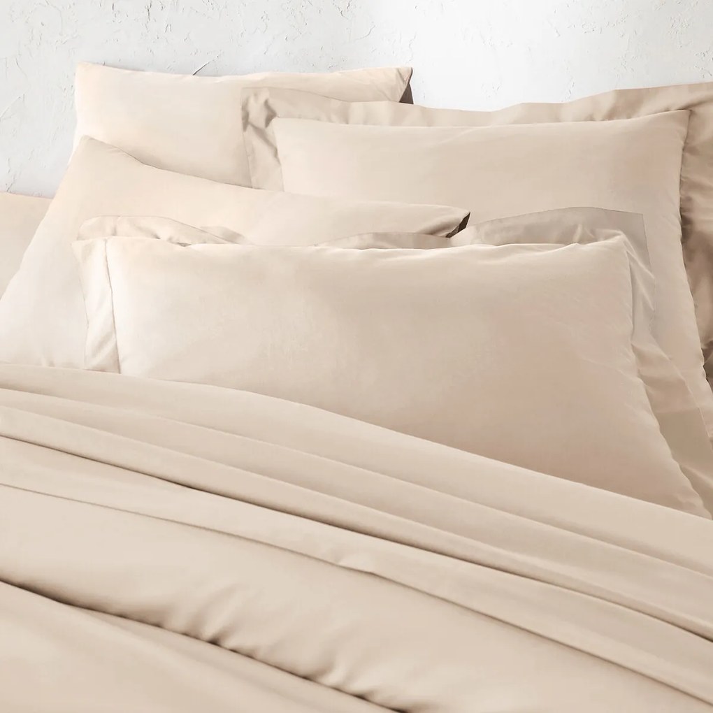 Dekbedovertrek met rits in effen katoen, Scénario