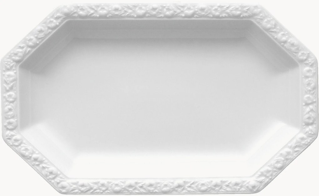 Porseleinen serveerschaal Maria Wit