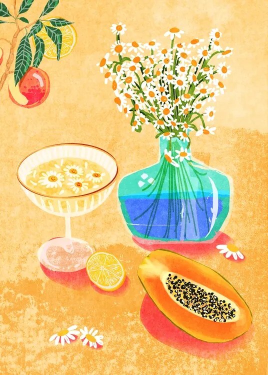 Ilustratie Summer Day Vibes, Raissa Oltmanns