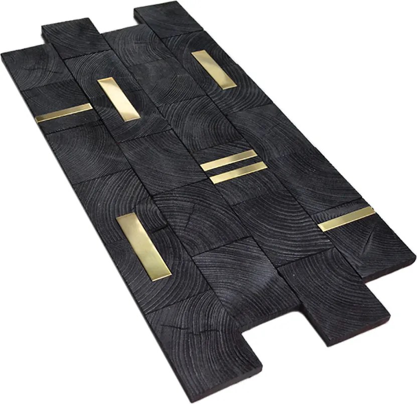 Houten Mozaïekpaneel | Pine XL | 30×60 cm | Hout | Tegel