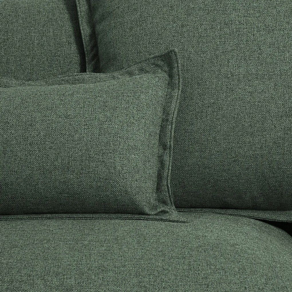 4-zits hoekbank in polyester, ODNA