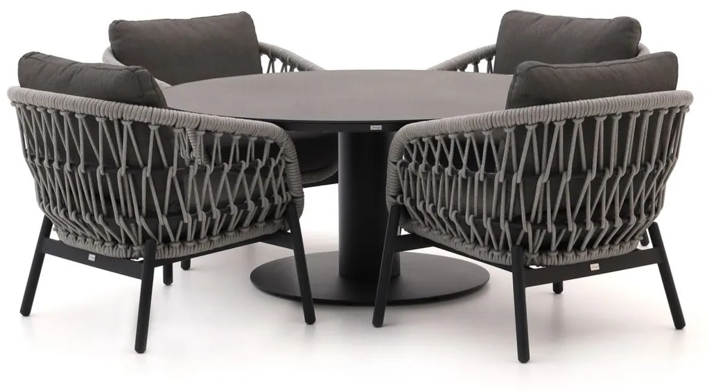 + 15% kassakorting | Diningset Bellagio  | 4 personen | Tuinset kunststof | 5-delig | Kees Smit Tuinmeubelen