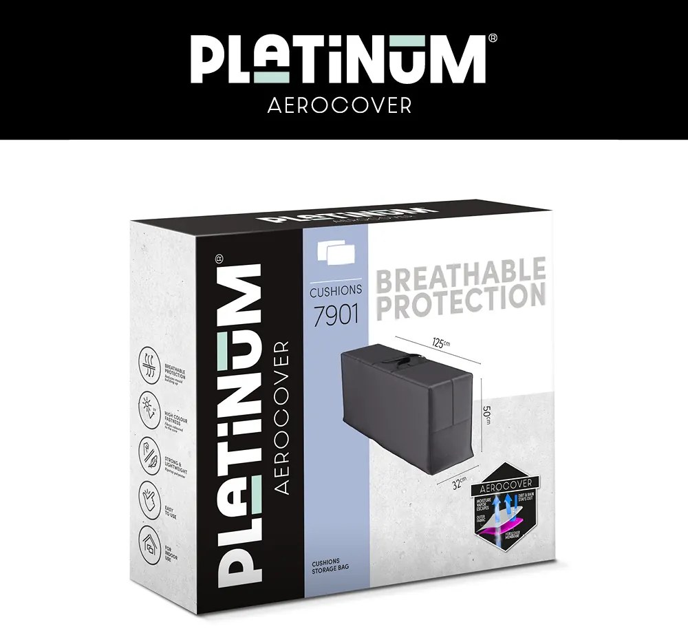 Platinum AeroCover Kussentas 125x32xH50
