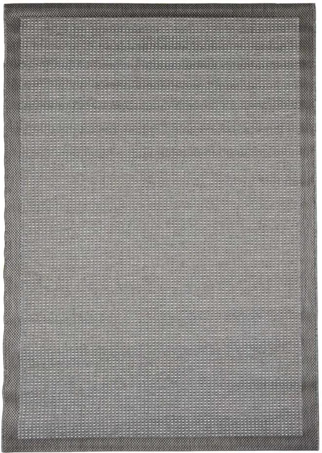 Floorita binnen/buitenvloerkleed Chrome - grijs - 135x190 cm - Leen Bakker