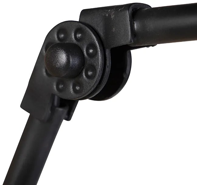 Industriële wandlamp zwart verstelbaar - Wye