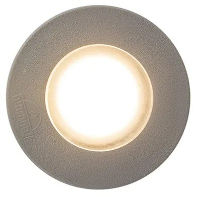 Buitenlamp met dimmer Opbouwspot grijs IP55 incl. GU10 - Franca Modern GU10 Buitenverlichting rond