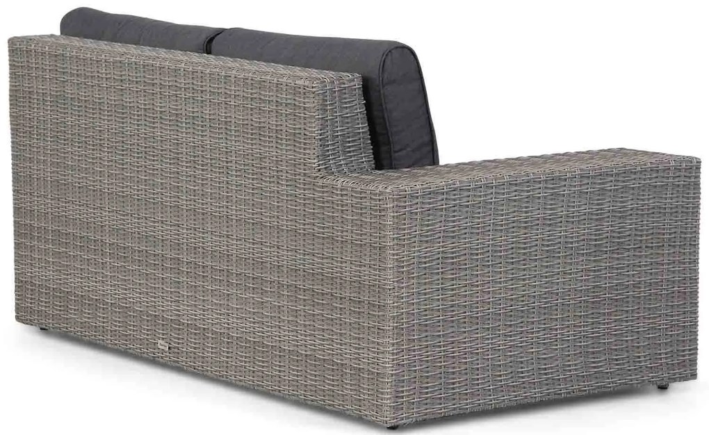 Dining Loungeset 5 personen Wicker Grijs  Garden Collections New Castle