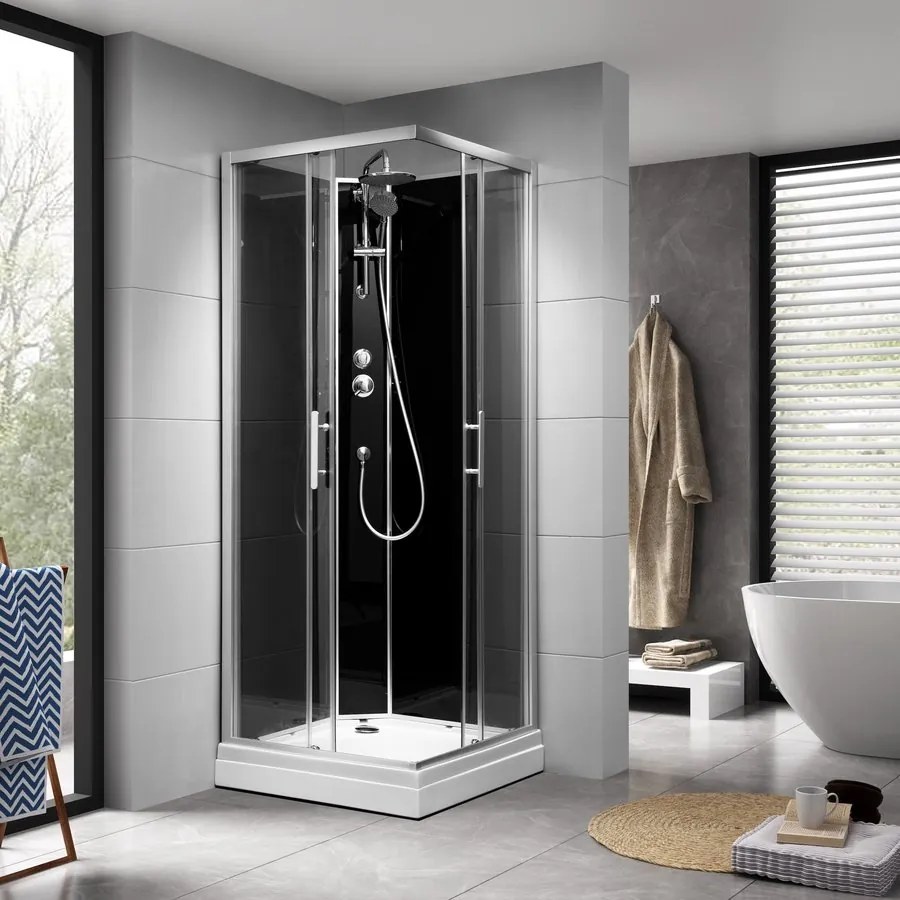 Aqualine Granvik complete douchecabine 80x80x215cm