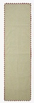 Tafelkleed 50x160 Cm Van Isvel-katoen Cedar-groen - Tapioca-beige - Sklum