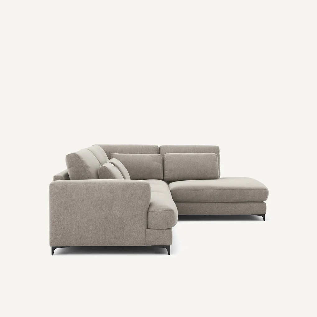 Omvormbare hoekbank rechts in chenille fluweel, Marsile