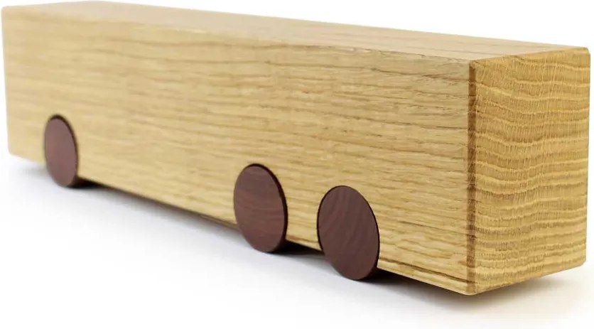Houten Bus - Lex Pott - 'Solid Cars Series' - Massief eikenhout