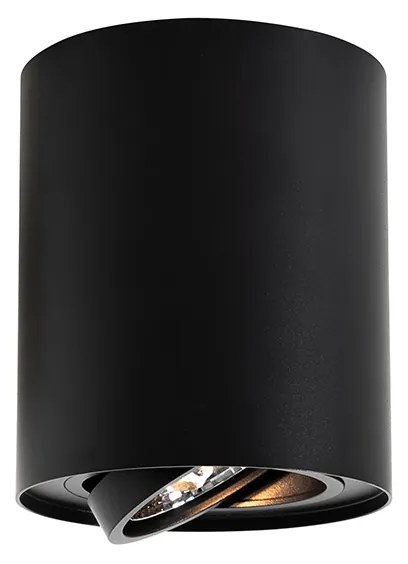 Moderne plafondSpot / Opbouwspot / Plafondspot zwart draai- en kantelbaar AR70 - Rondoo Up Modern GU10 Binnenverlichting Lamp