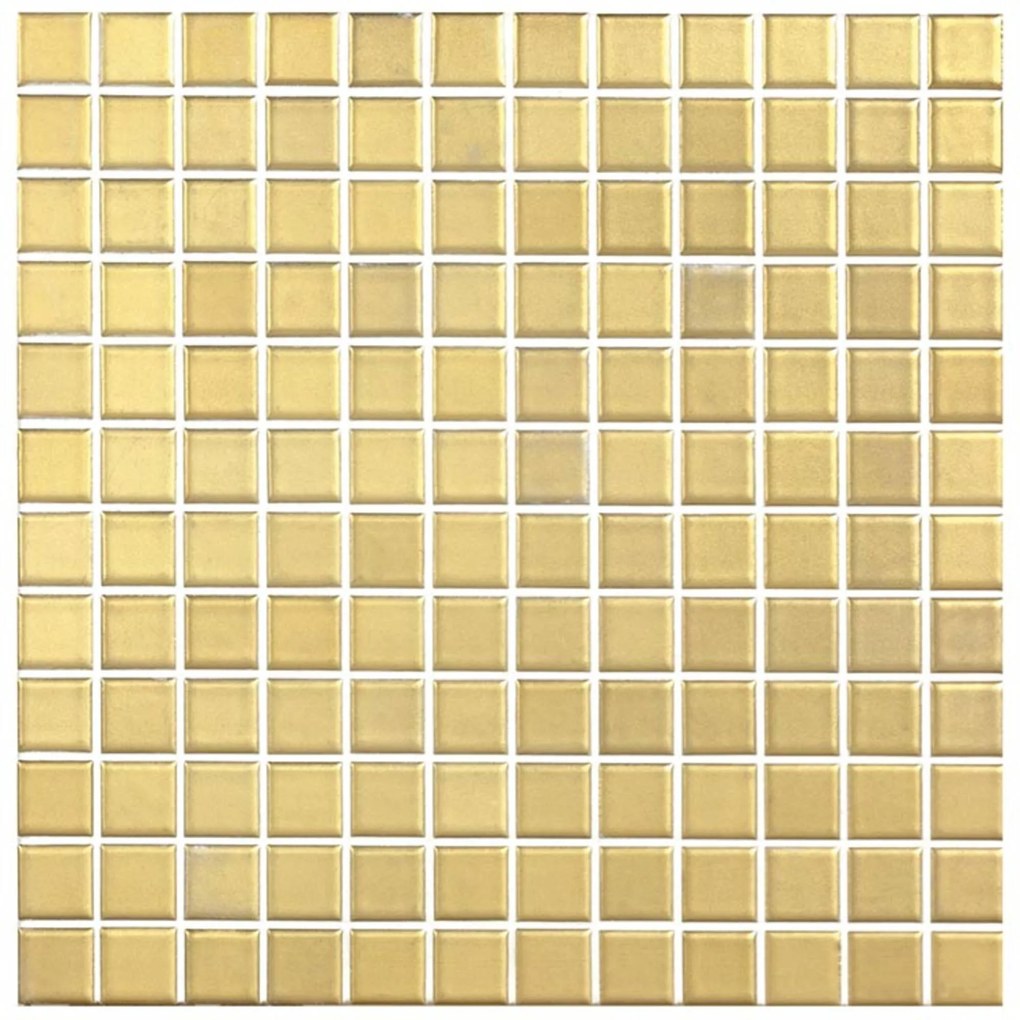 Vloer-/wandtegel goud mozaïek Deco Luce Nature 30x30cm gold mat