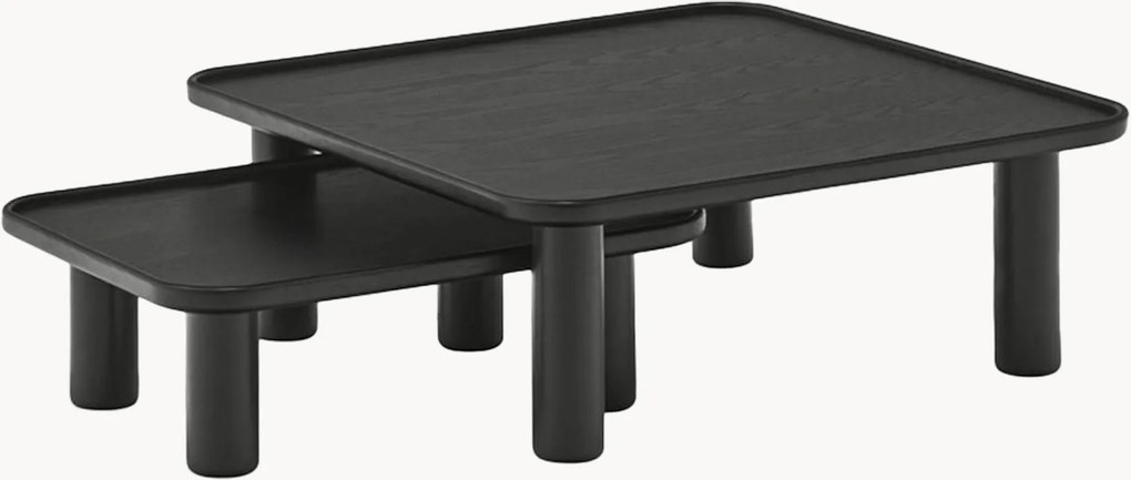 Houten salontafels Nest, 2-delig
