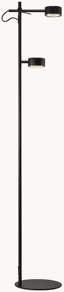 Dimbare LED-vloerlamp Clyde, verstelbaar