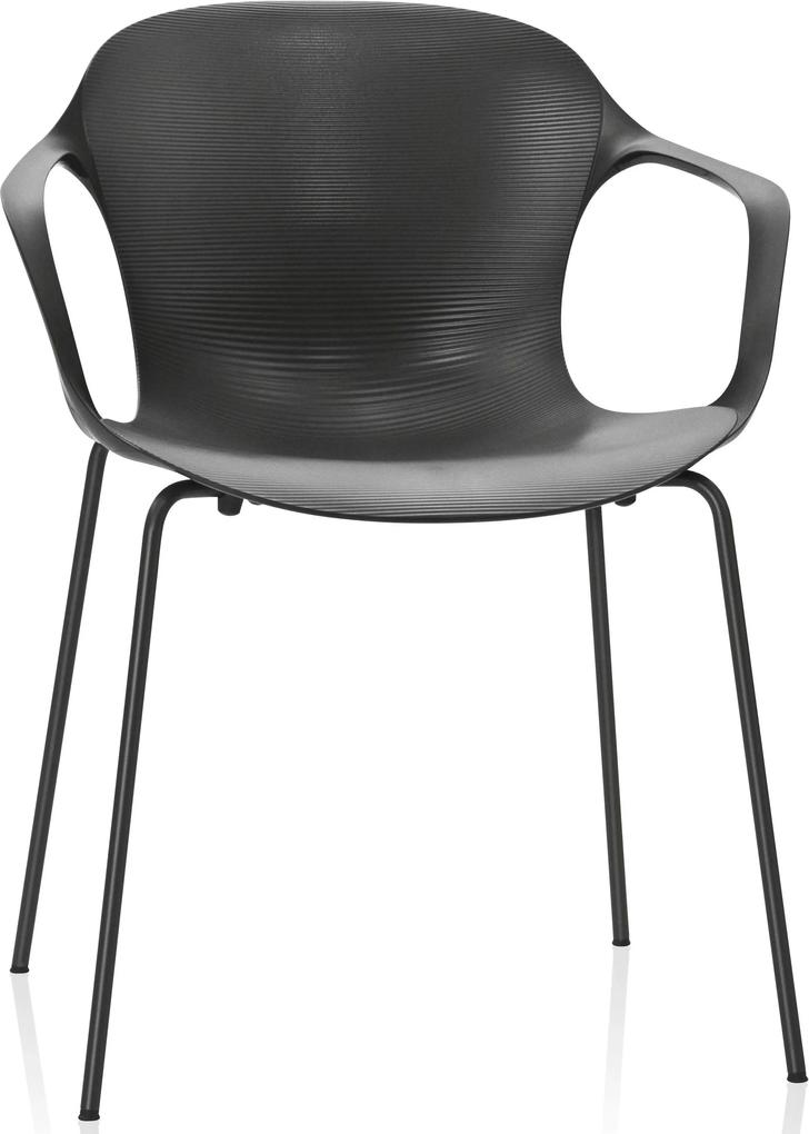 Fritz Hansen Nap Chair Stoel Met Armleuningen Pepper Grey