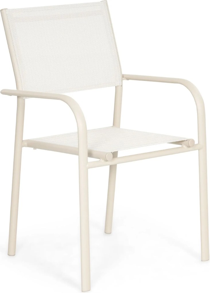 Tuinset Ronde Tuintafel 4 personen 125 cm Aluminium Taupe Presto Brentino/Ancona