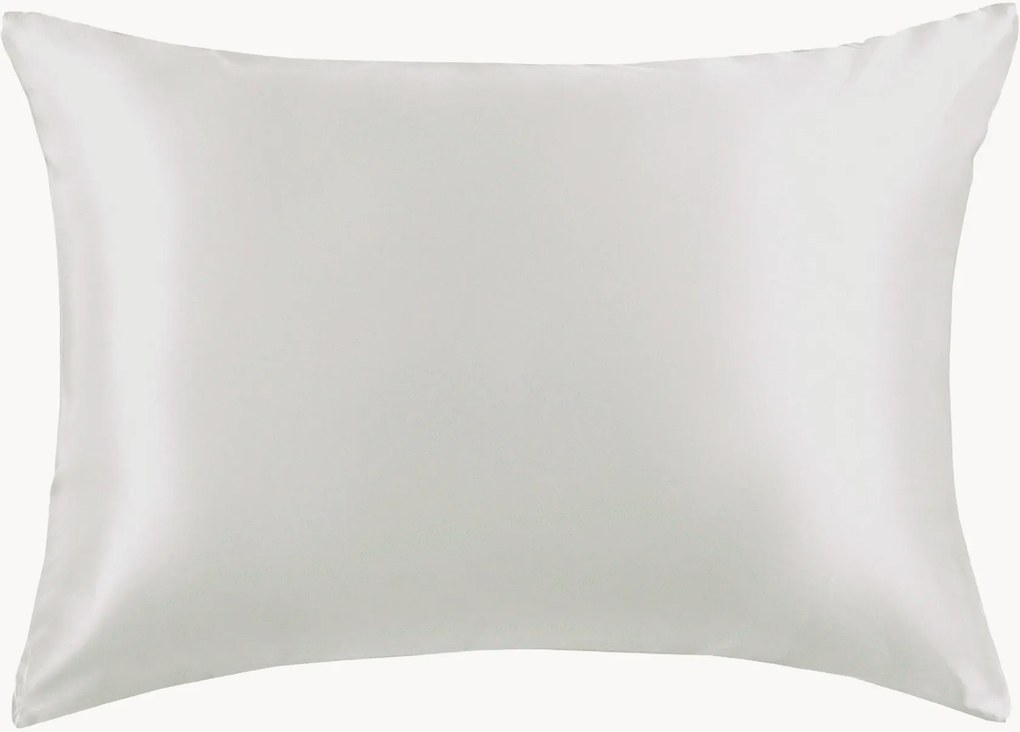 Zijde kussensloop Silk White van 4A moerbeizijde, 22 momme