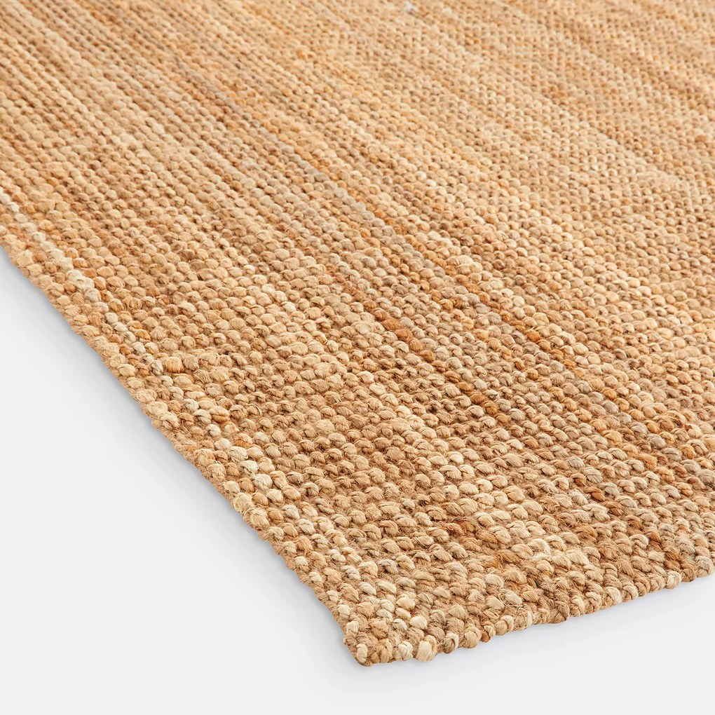 Rechthoekig vloerkleed in jute XXL, Aftas