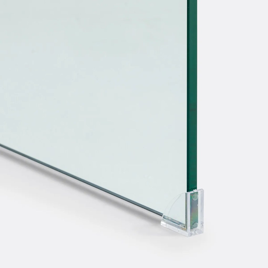 Consolebureau van gehard glas Joan