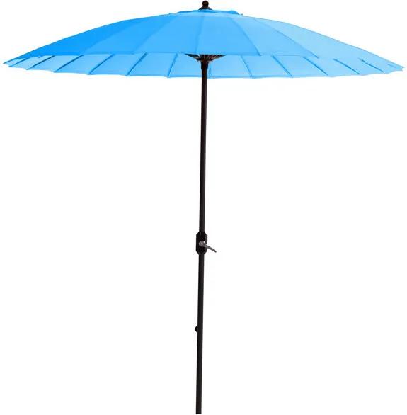 Manilla parasol 250 cm polyester blauw